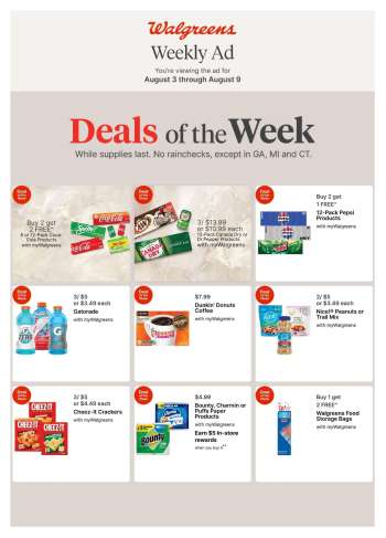 Walgreens Flyer - 08/03/2025 - 08/09/2025.