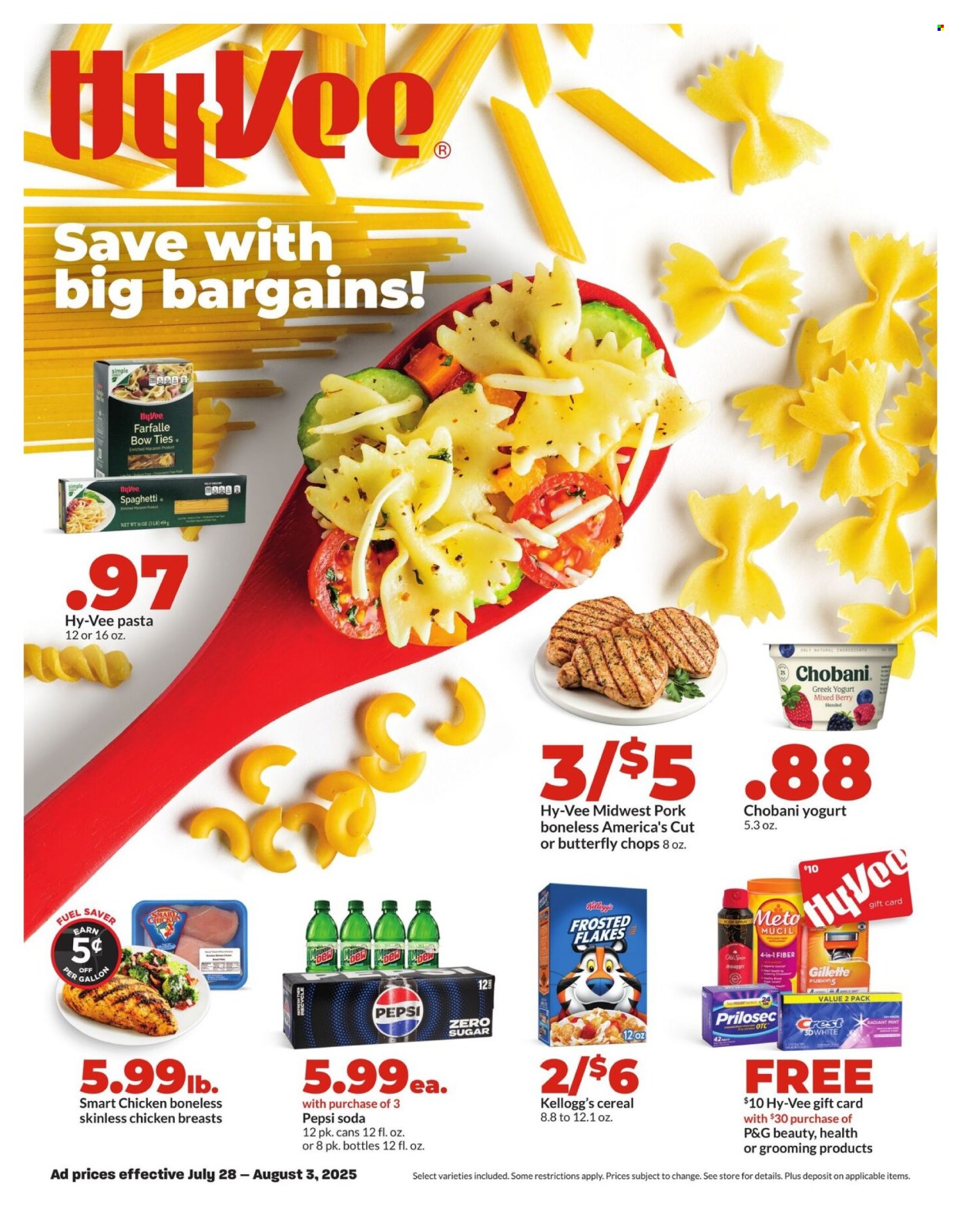 Hy-Vee ad - 07/28/2025 - 08/03/2025. Page 1