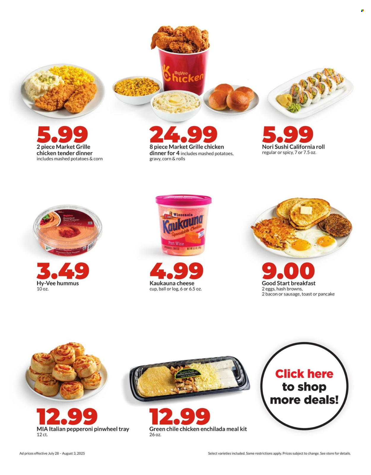 Hy-Vee ad - 07/28/2025 - 08/03/2025. Page 11