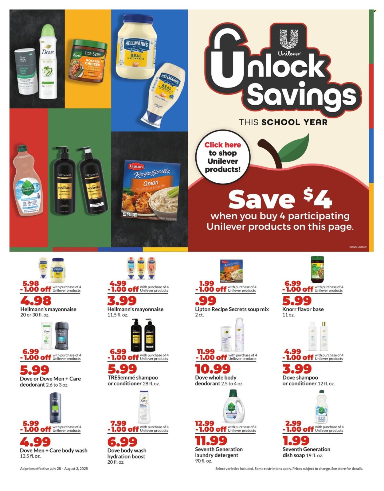 Hy-Vee ad - 07/28/2025 - 08/03/2025. Page 19