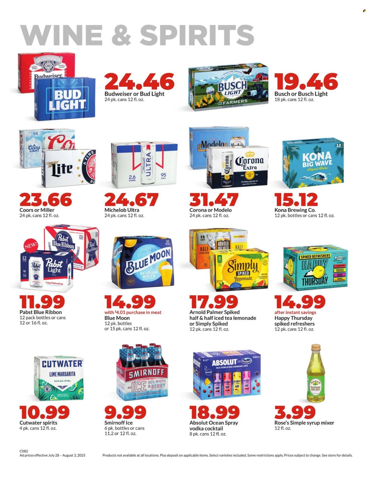 Hy-Vee ad - 07/28/2025 - 08/03/2025. Page 31