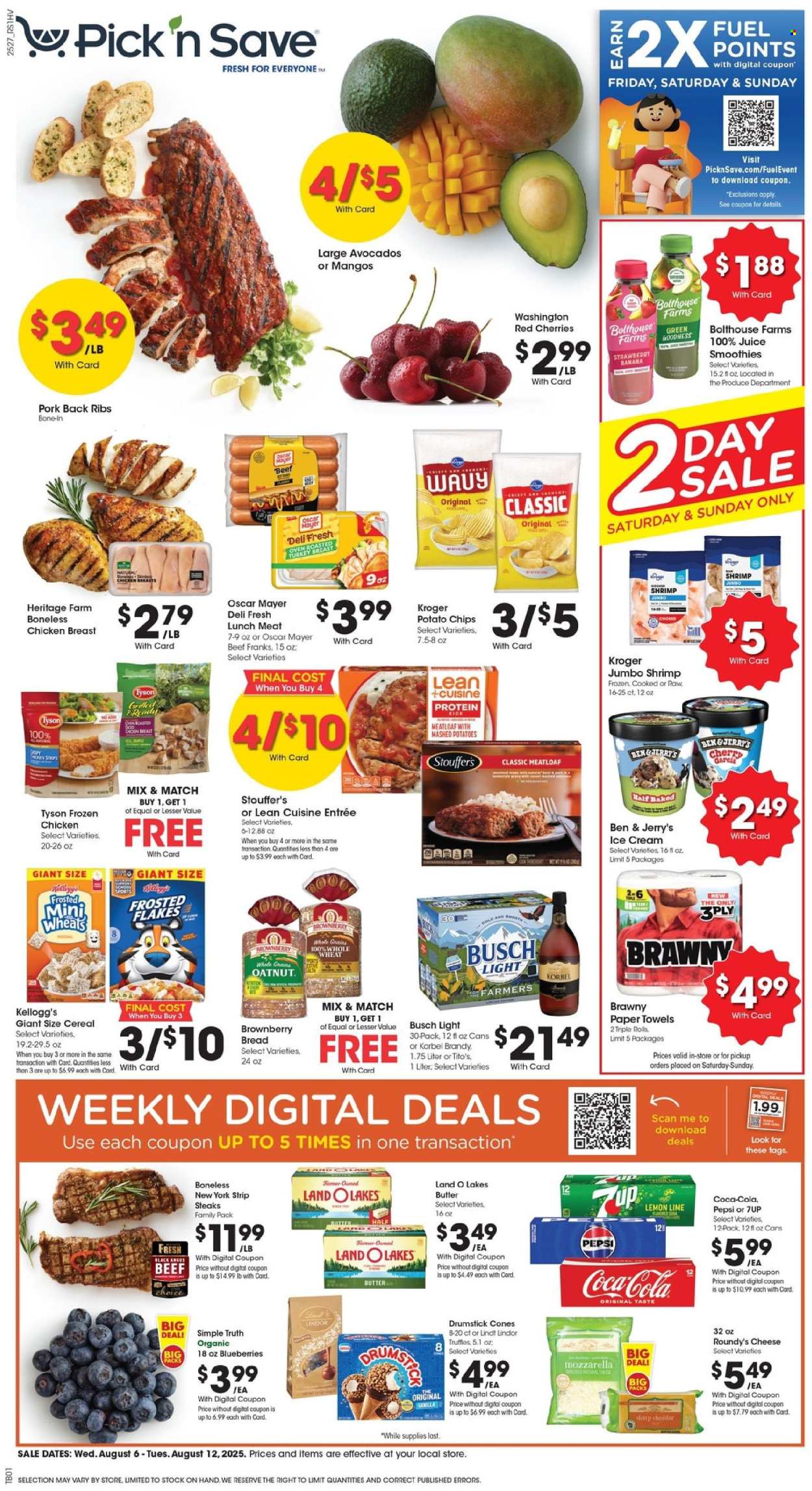Pick ‘n Save ad - 08/06/2025 - 08/12/2025. Page 1