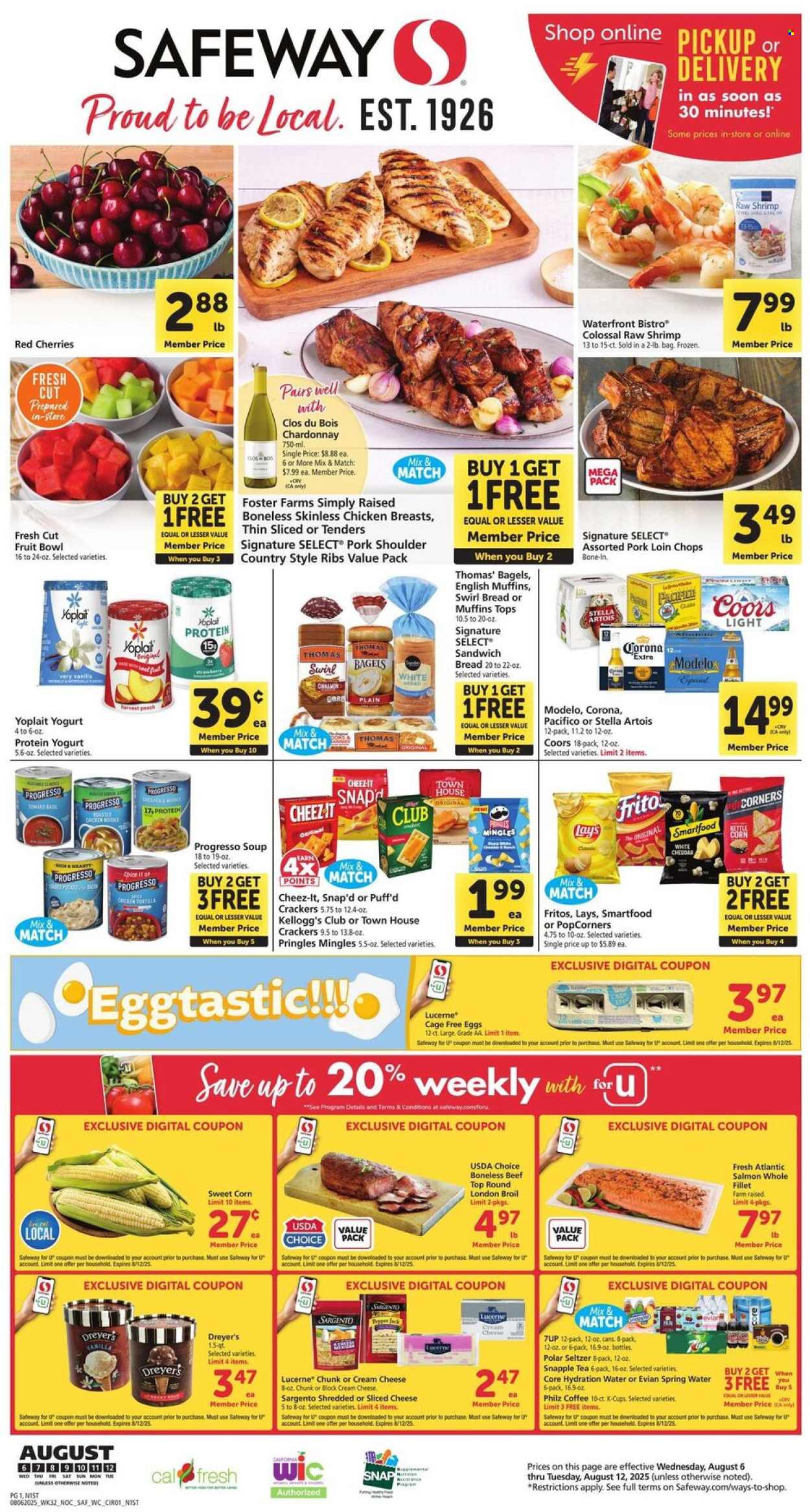 Safeway ad - 08/06/2025 - 08/12/2025. Page 1