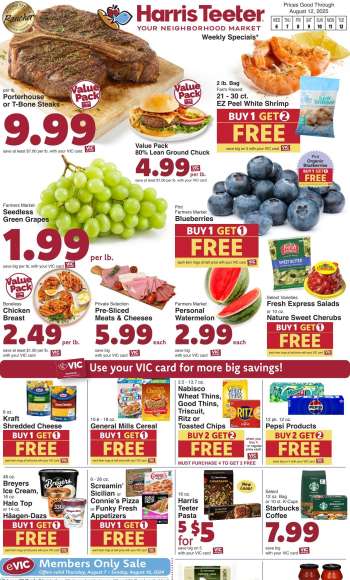 Harris Teeter Flyer - 08/06/2025 - 08/12/2025.