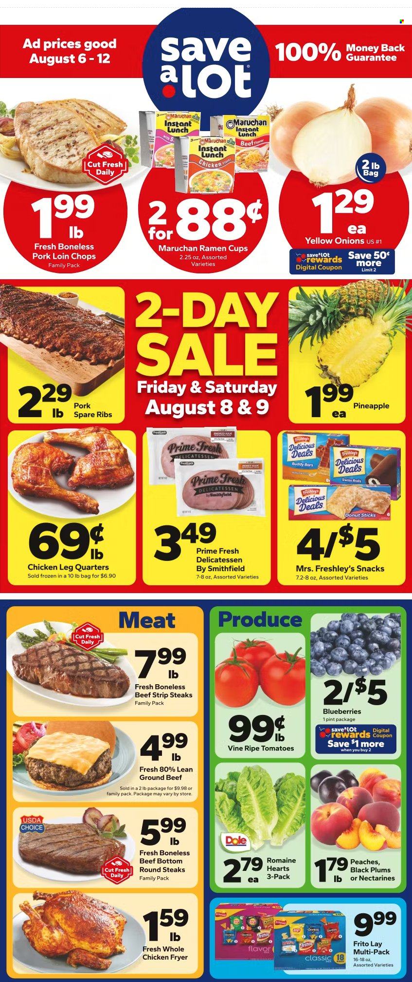 Save a Lot ad - 08/06/2025 - 08/12/2025. Page 1