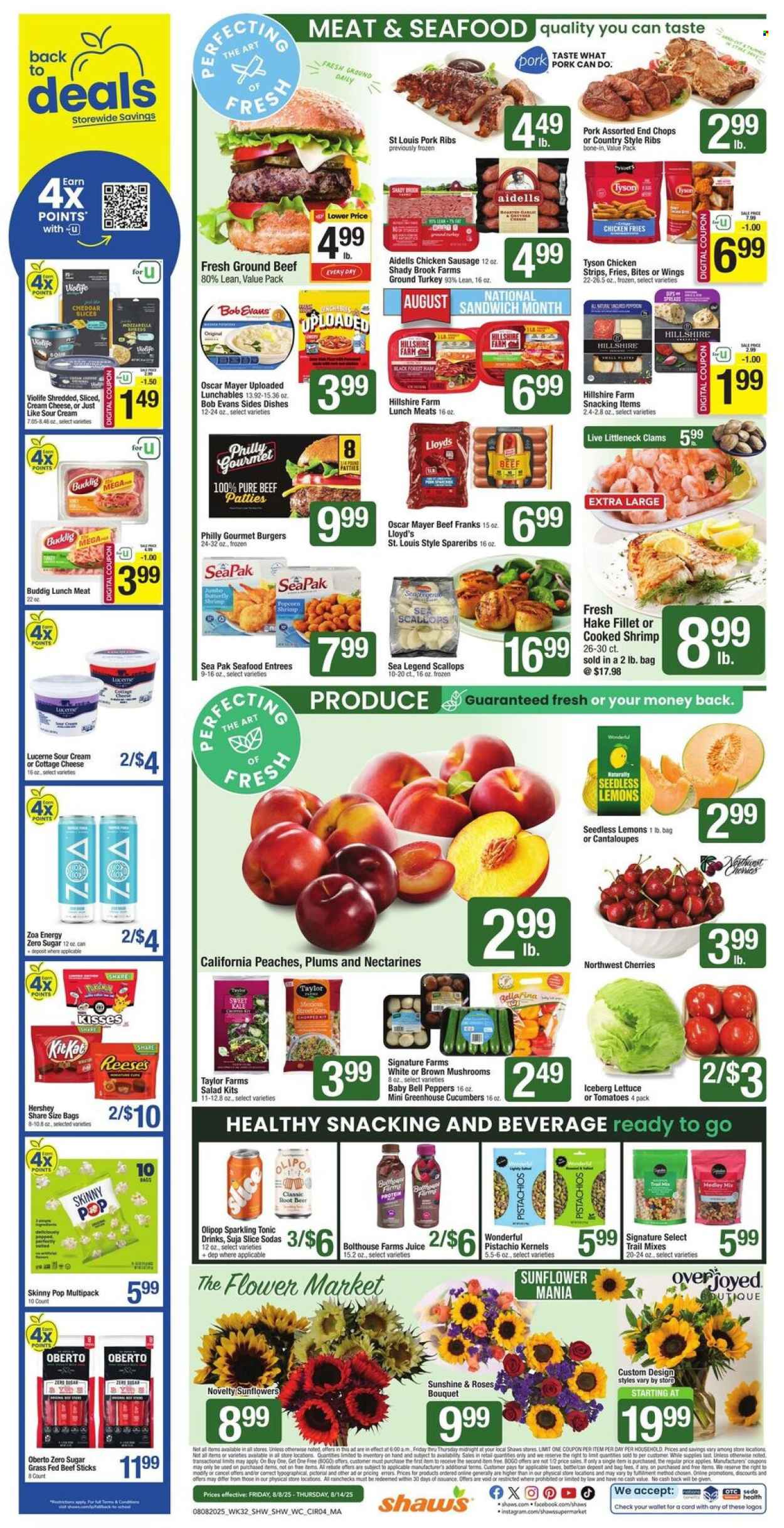 Shaw’s ad - 08/08/2025 - 08/14/2025. Page 4