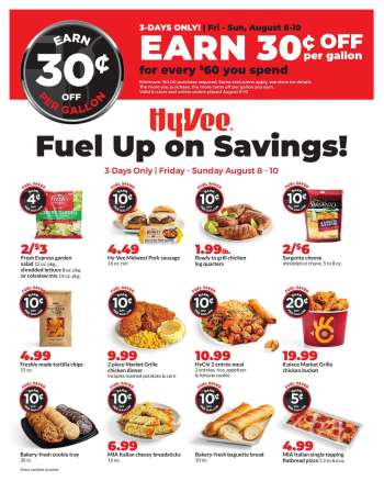 Hy-Vee Flyer - 08/08/2025 - 08/10/2025.