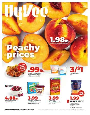 Hy-Vee Flyer - 08/11/2025 - 08/18/2025.