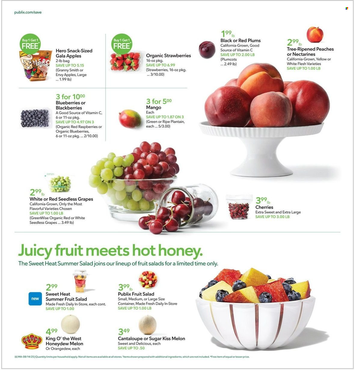Publix ad - 08/14/2025 - 08/20/2025. Page 6