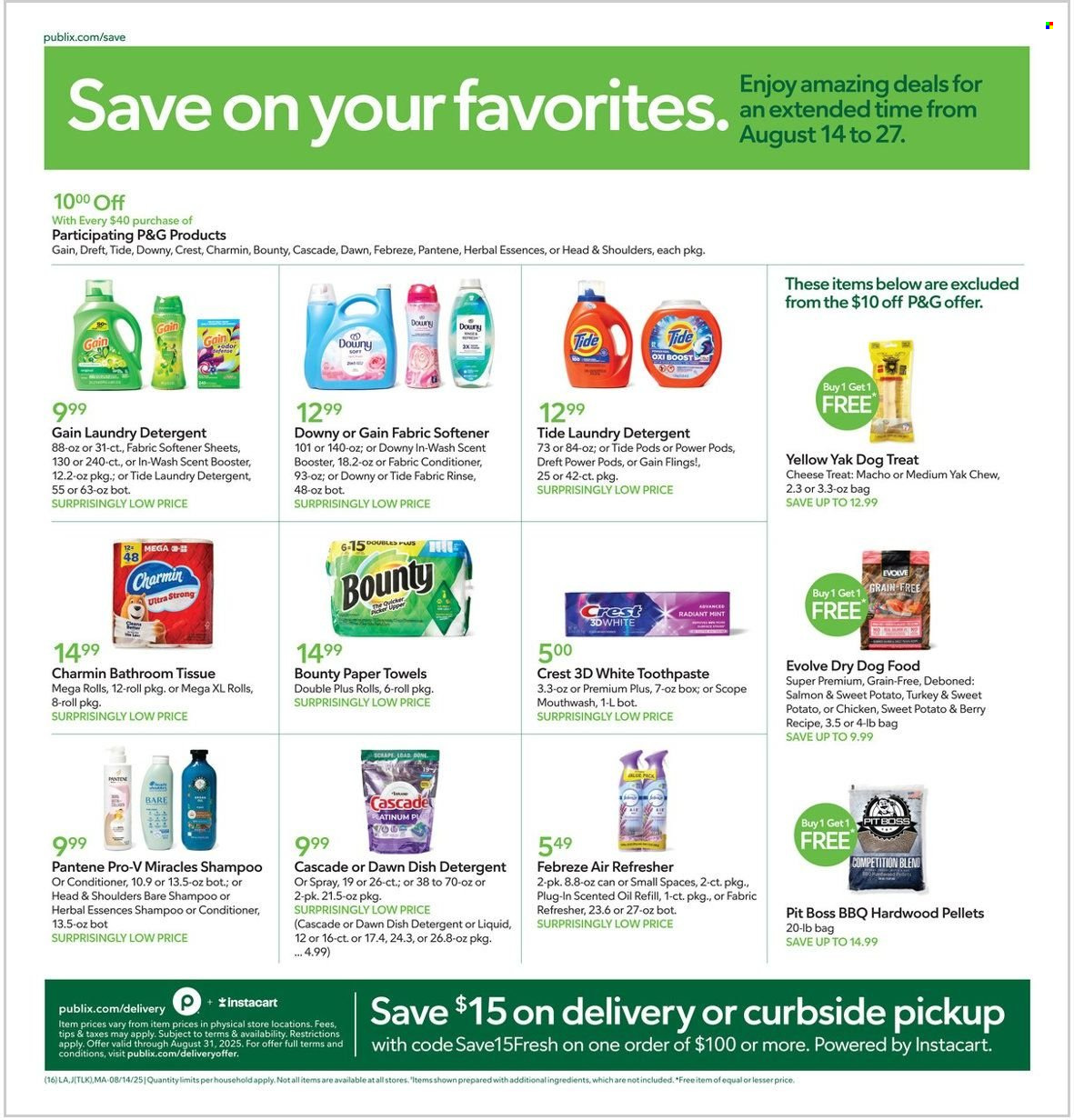 Publix ad - 08/14/2025 - 08/20/2025. Page 16
