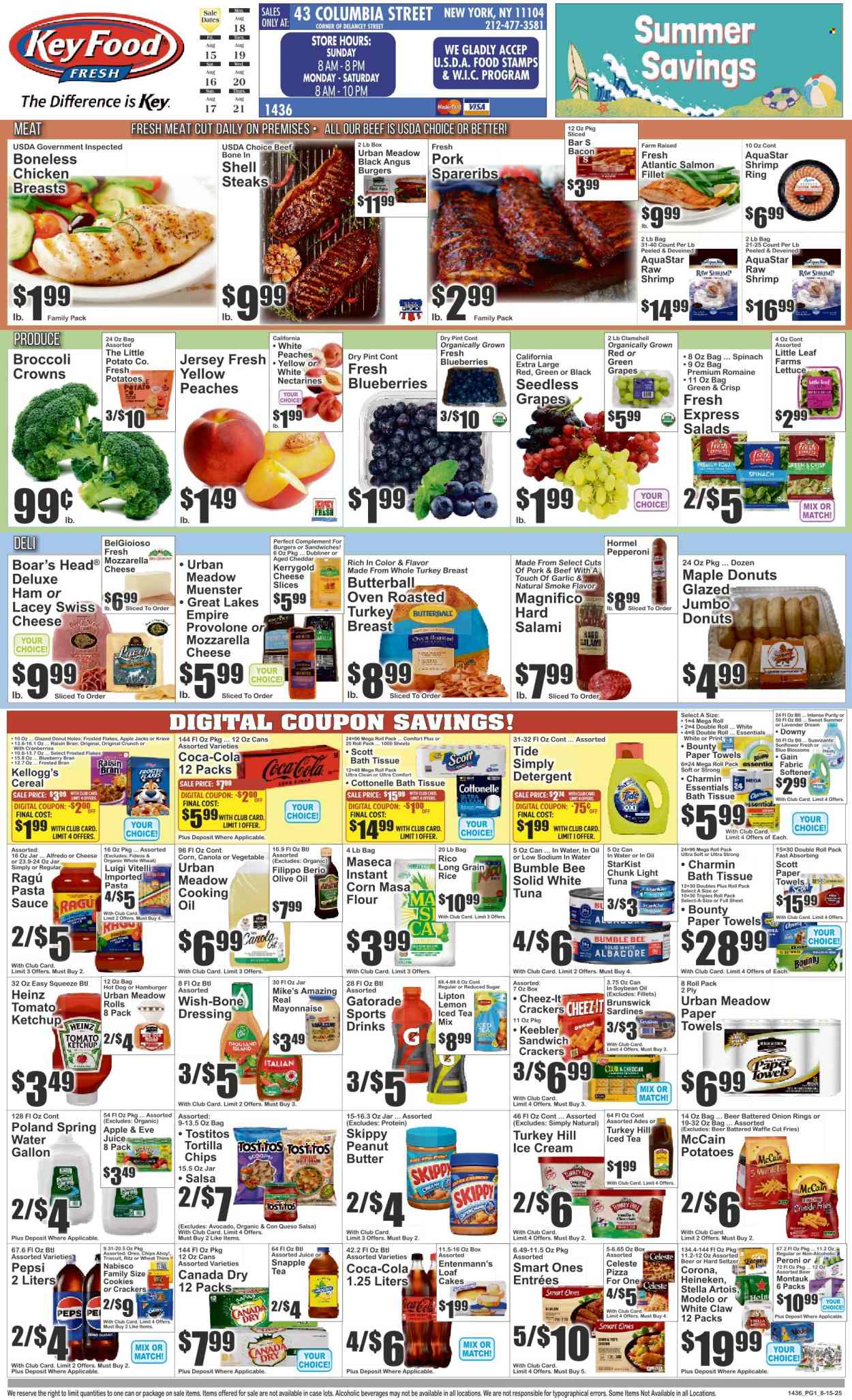Key Food ad - 08/15/2025 - 08/21/2025. Page 1
