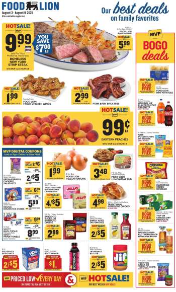 Food Lion Flyer - 08/13/2025 - 08/19/2025.