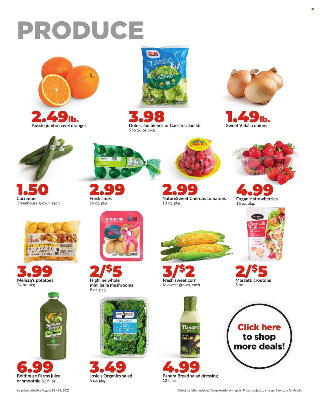 Hy-Vee ad - 08/18/2025 - 08/24/2025. Page 8