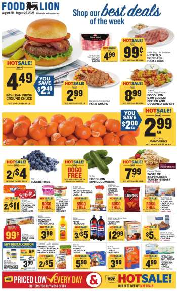 Food Lion Flyer - 08/20/2025 - 08/26/2025.