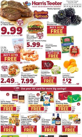 Harris Teeter Flyer - 08/20/2025 - 08/26/2025.