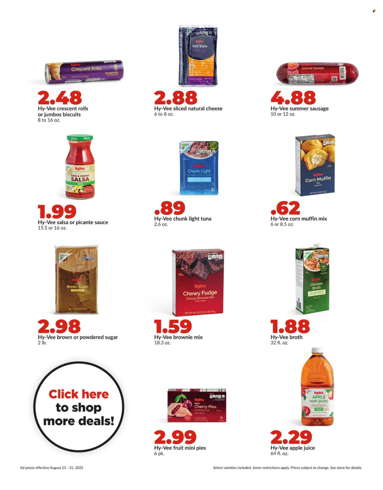Hy-Vee ad - 08/25/2025 - 08/31/2025. Page 23