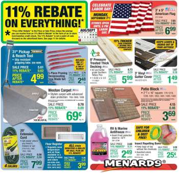 Menards Flyer - 08/28/2025 - 09/07/2025.
