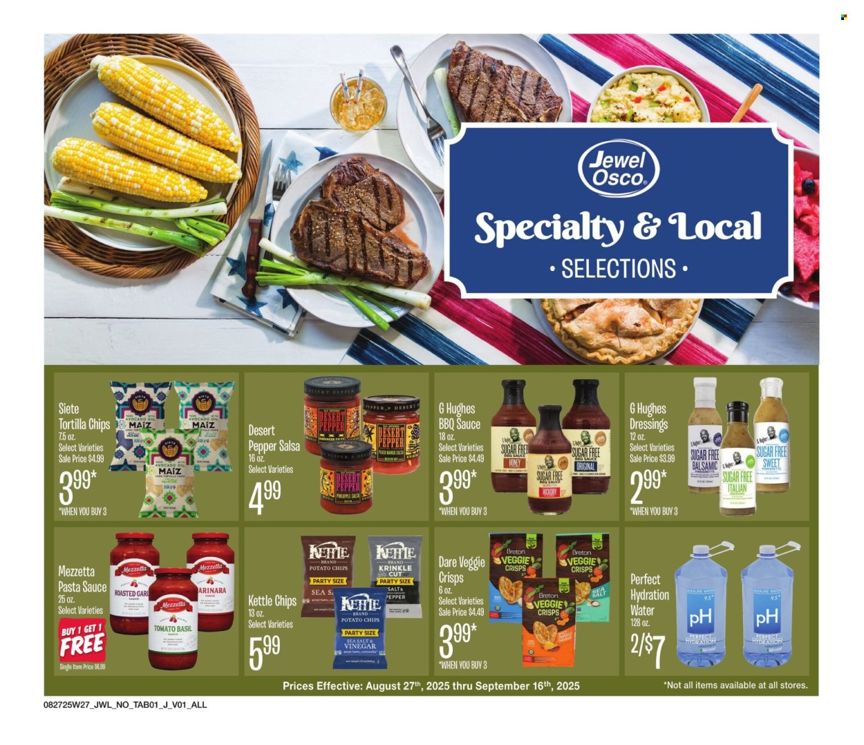Jewel Osco ad - 08/27/2025 - 09/16/2025. Page 1