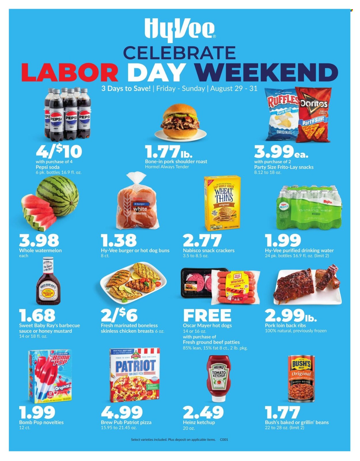 Hy-Vee ad - 08/29/2025 - 08/31/2025. Page 1