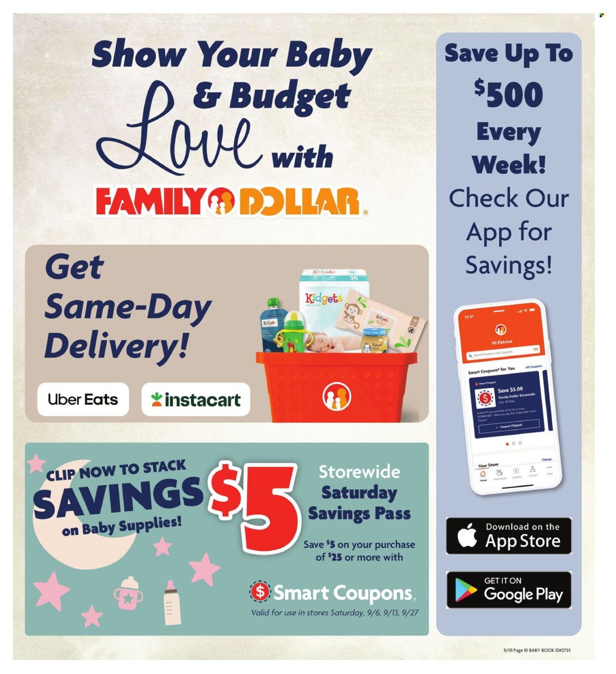 Family Dollar ad - 09/01/2025 - 09/29/2025. Page 10