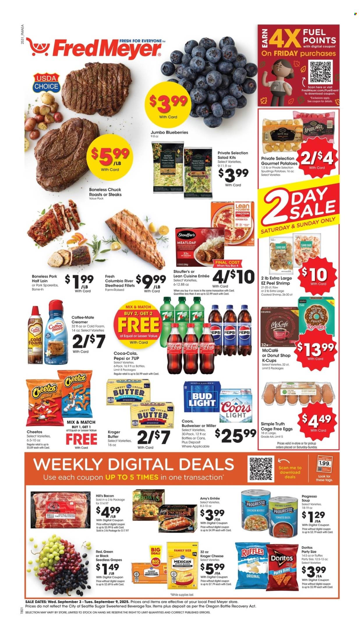 Fred Meyer ad - 09/03/2025 - 09/09/2025. Page 1