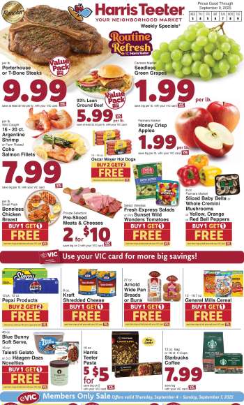 Harris Teeter Flyer - 09/03/2025 - 09/09/2025.