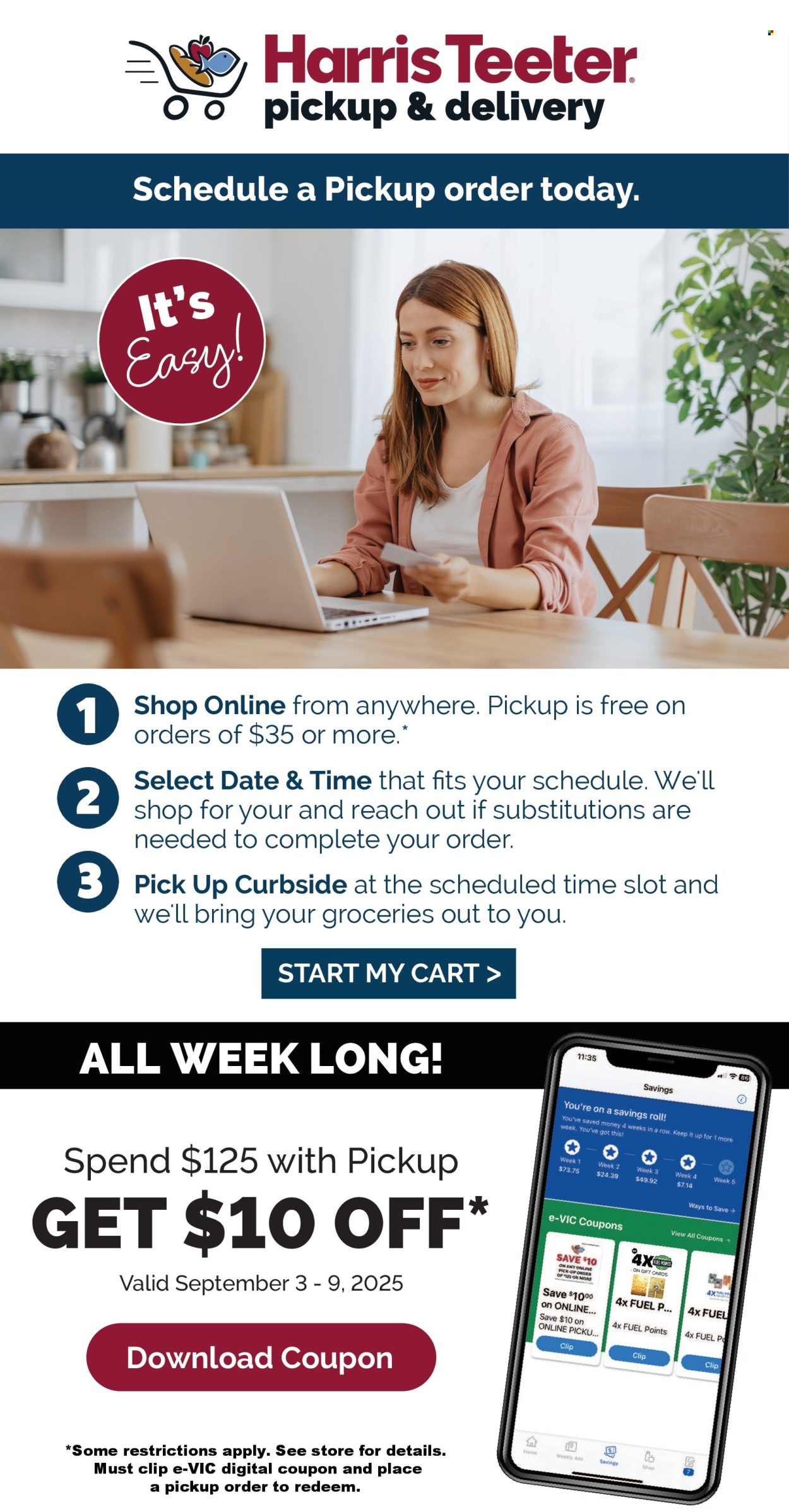 Harris Teeter ad - 09/03/2025 - 09/09/2025. Page 9