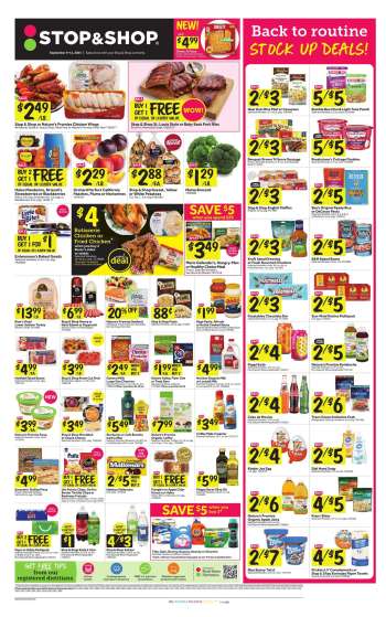 Stop & Shop Flyer - 09/05/2025 - 09/11/2025.