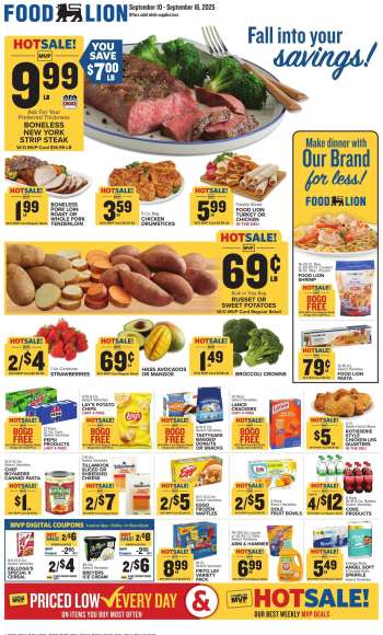 Food Lion Flyer - 09/10/2025 - 09/16/2025.