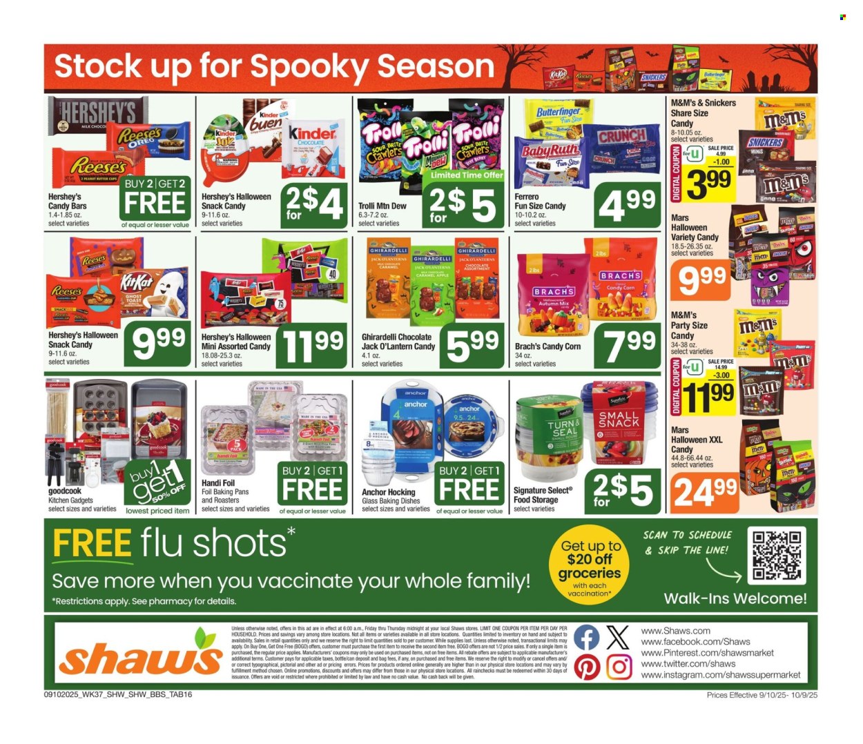 Shaw’s ad - 09/10/2025 - 10/09/2025. Page 16