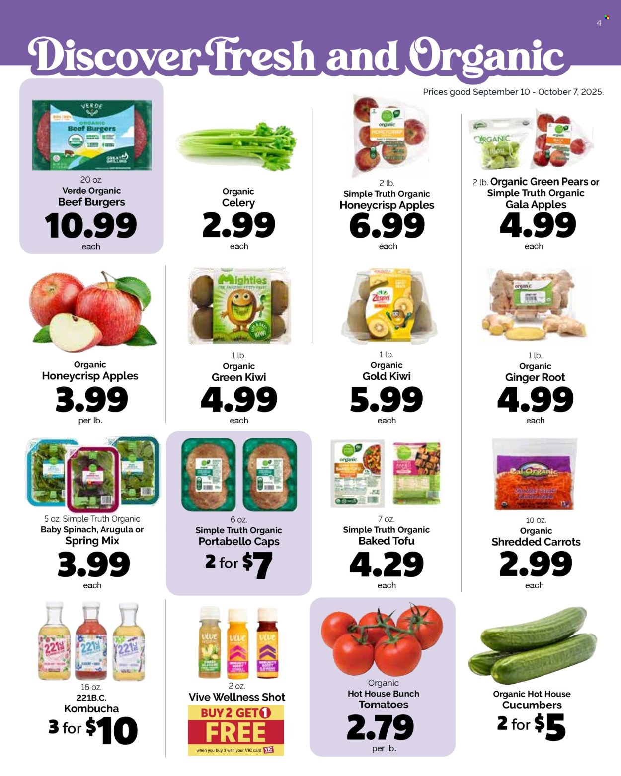 Harris Teeter ad - 09/10/2025 - 10/07/2025. Page 4