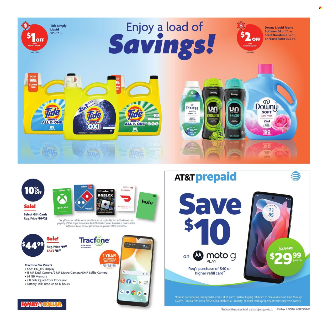 Family Dollar ad - 09/14/2025 - 09/20/2025. Page 7