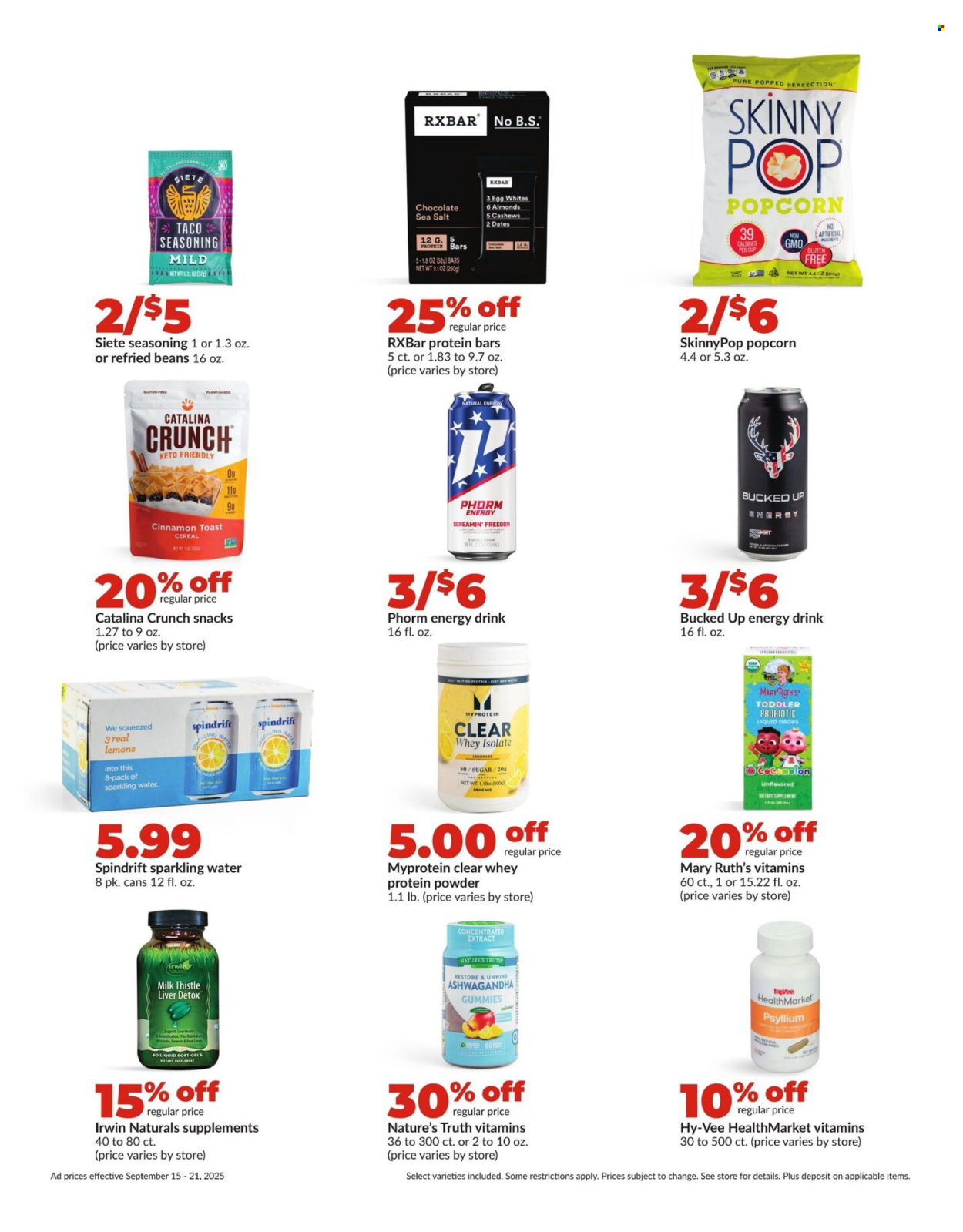 Hy-Vee ad - 09/15/2025 - 09/21/2025. Page 30