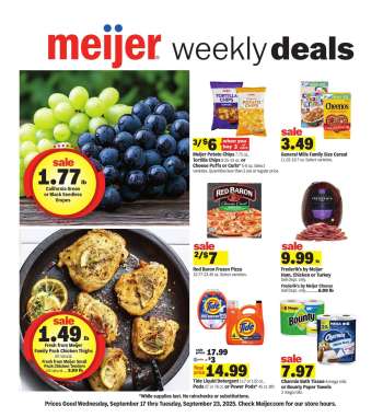Meijer Flyer - 09/17/2025 - 09/23/2025.