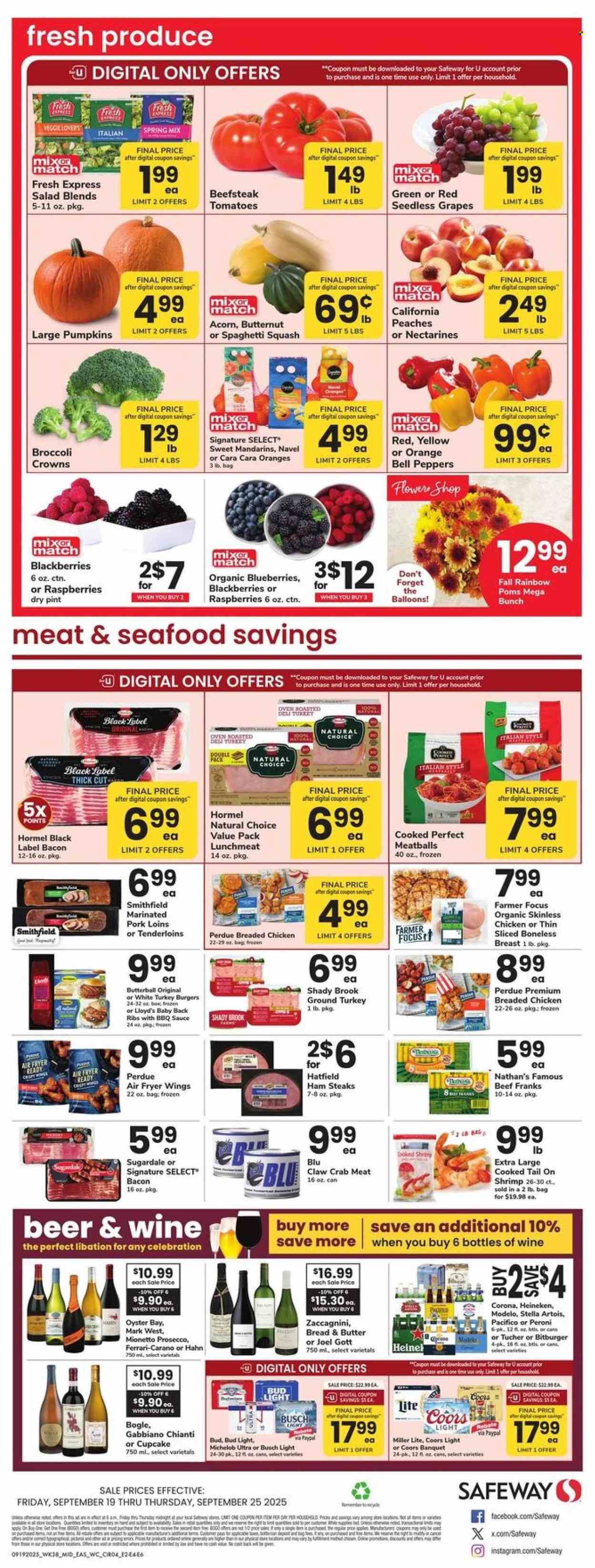 Safeway ad - 09/19/2025 - 09/25/2025. Page 3