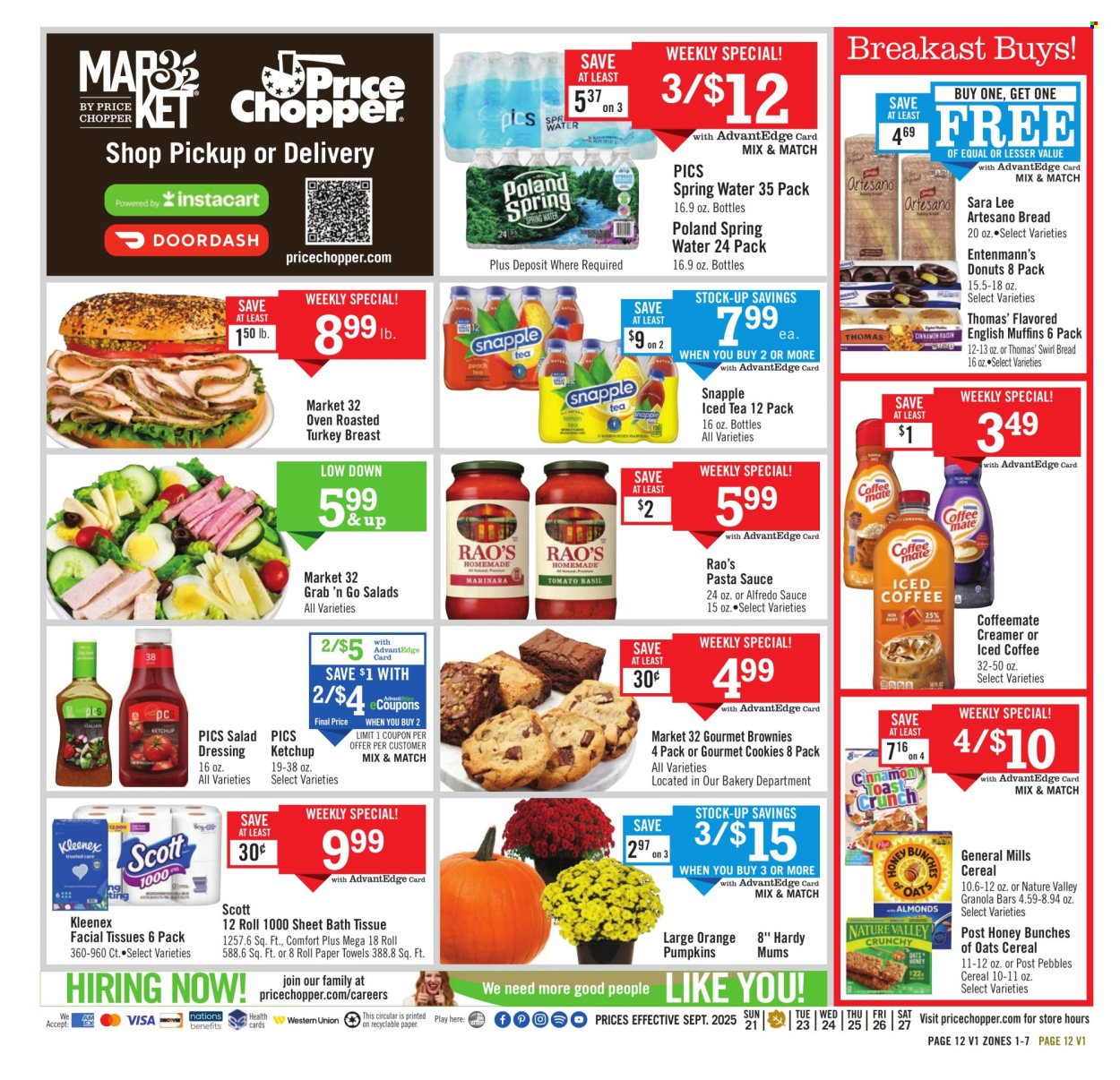 Price Chopper ad - 09/21/2025 - 09/27/2025. Page 12