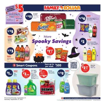 Family Dollar Flyer - 09/21/2025 - 09/27/2025.