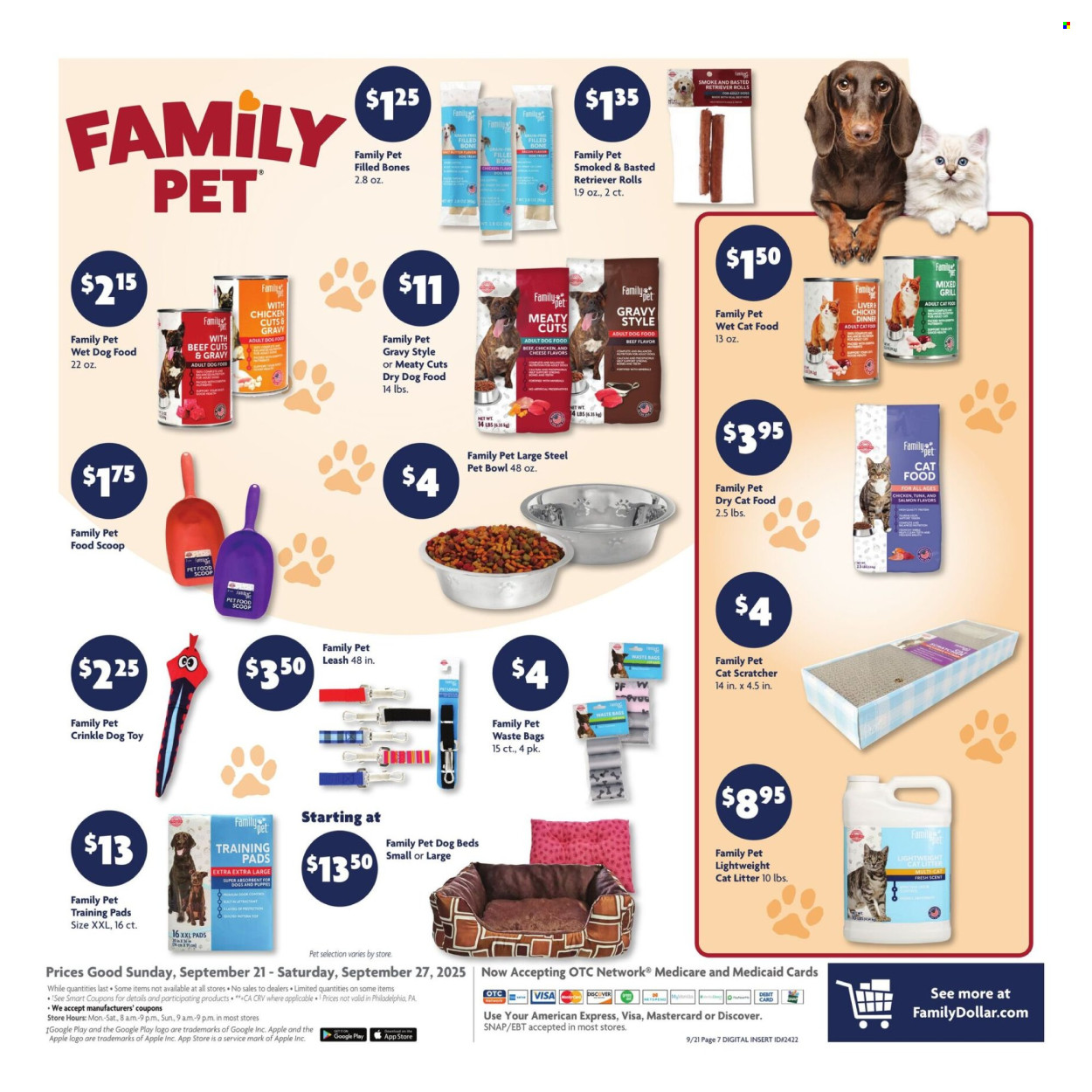 Family Dollar ad - 09/21/2025 - 09/27/2025. Page 10