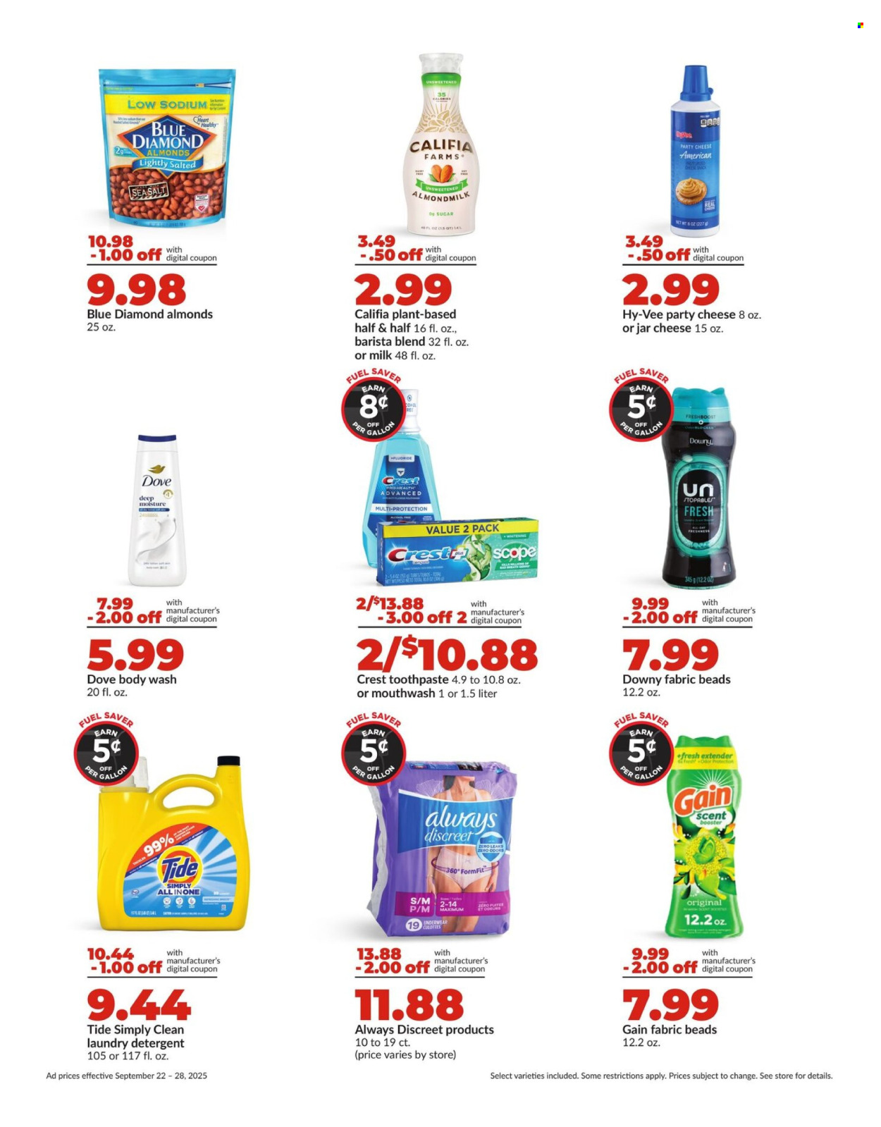 Hy-Vee ad - 09/22/2025 - 09/28/2025. Page 6