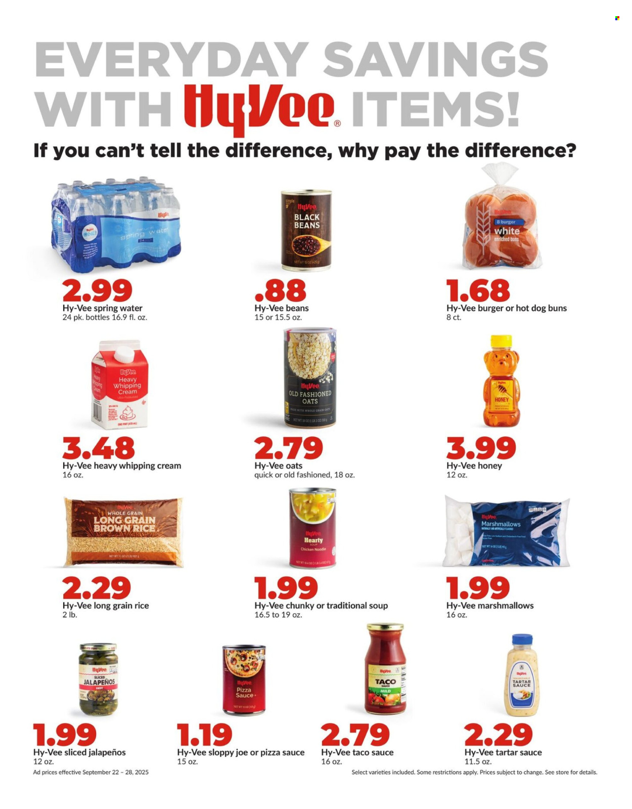 Hy-Vee ad - 09/22/2025 - 09/28/2025. Page 16