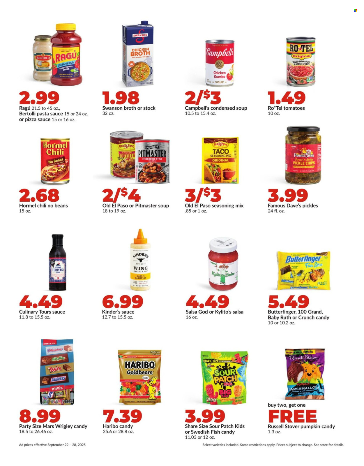 Hy-Vee ad - 09/22/2025 - 09/28/2025. Page 20