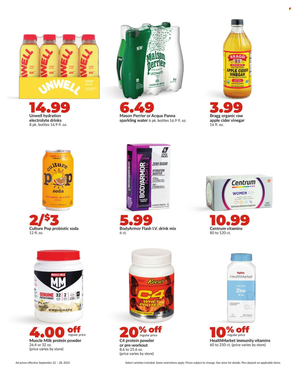 Hy-Vee ad - 09/22/2025 - 09/28/2025. Page 29