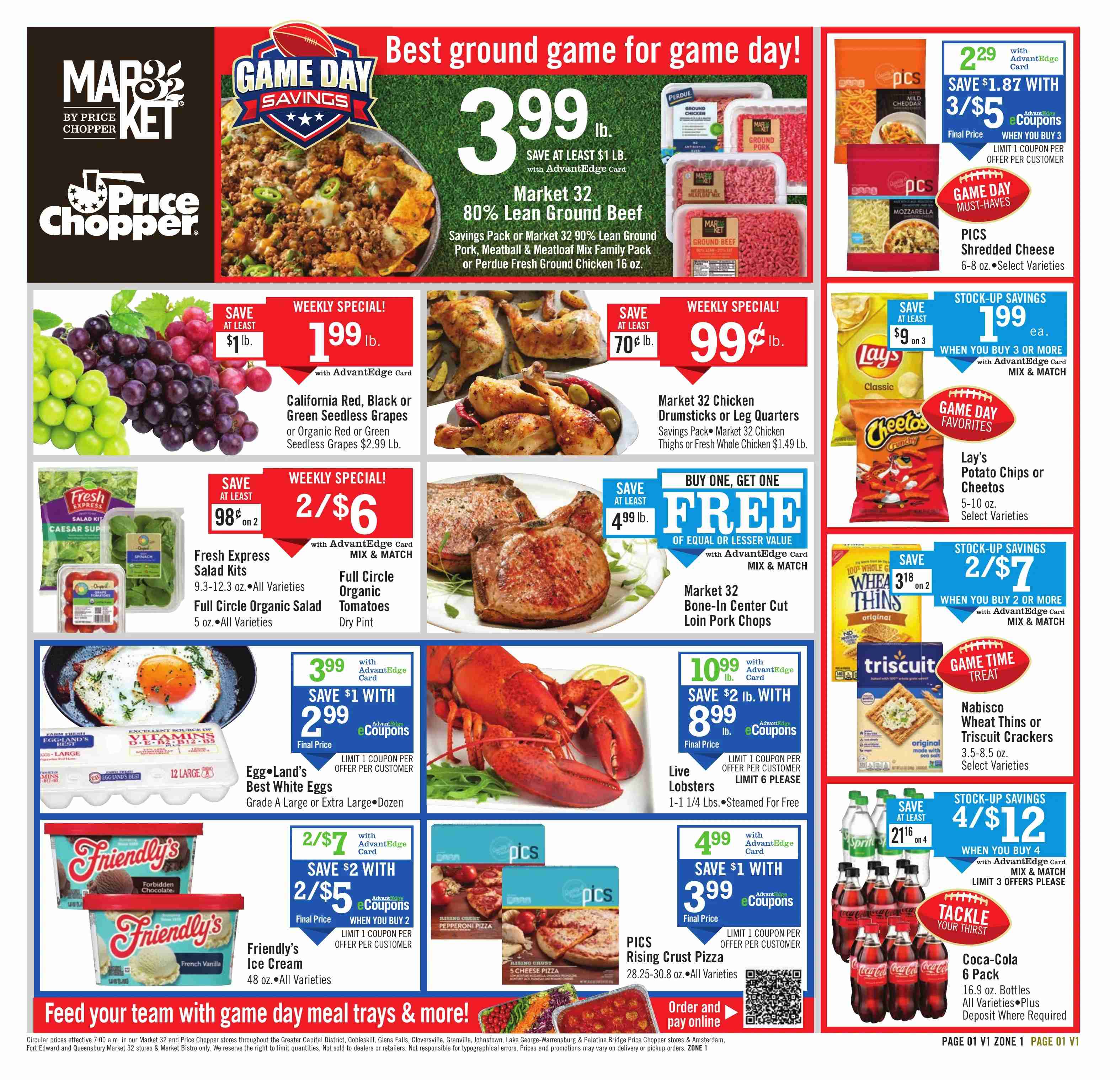 Price Chopper ad - 09/21/2025 - 09/27/2025. Page 1