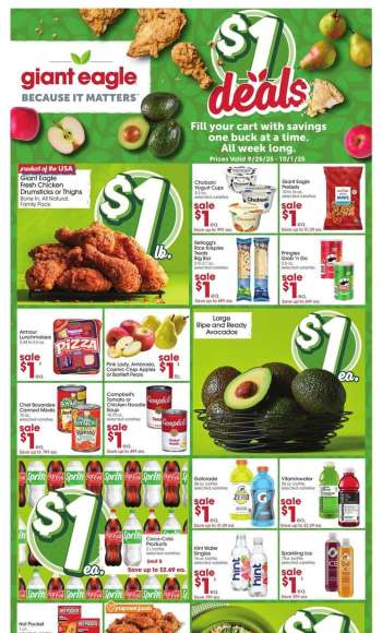 Giant Eagle Flyer - 09/25/2025 - 10/01/2025.