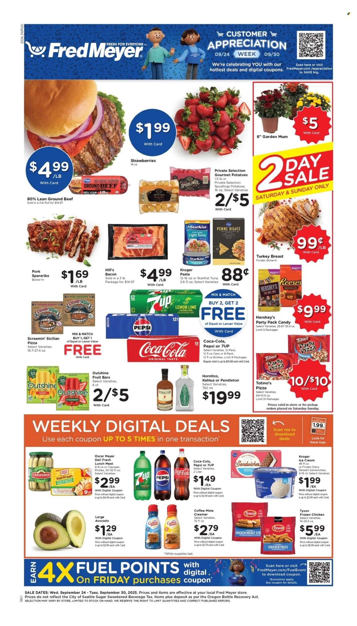 Fred Meyer ad - 09/24/2025 - 09/30/2025. Page 1
