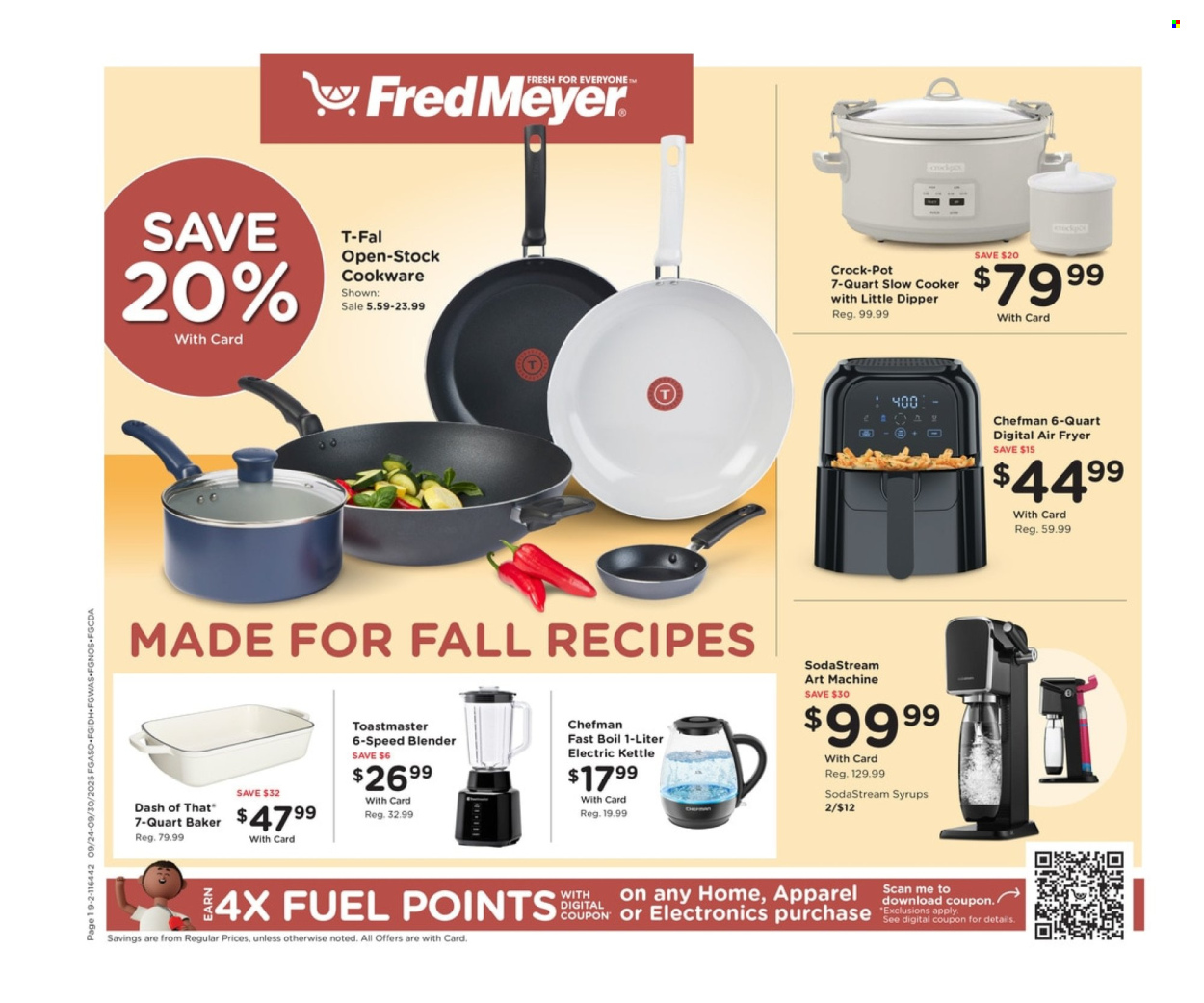 Fred Meyer ad - 09/24/2025 - 09/30/2025. Page 1