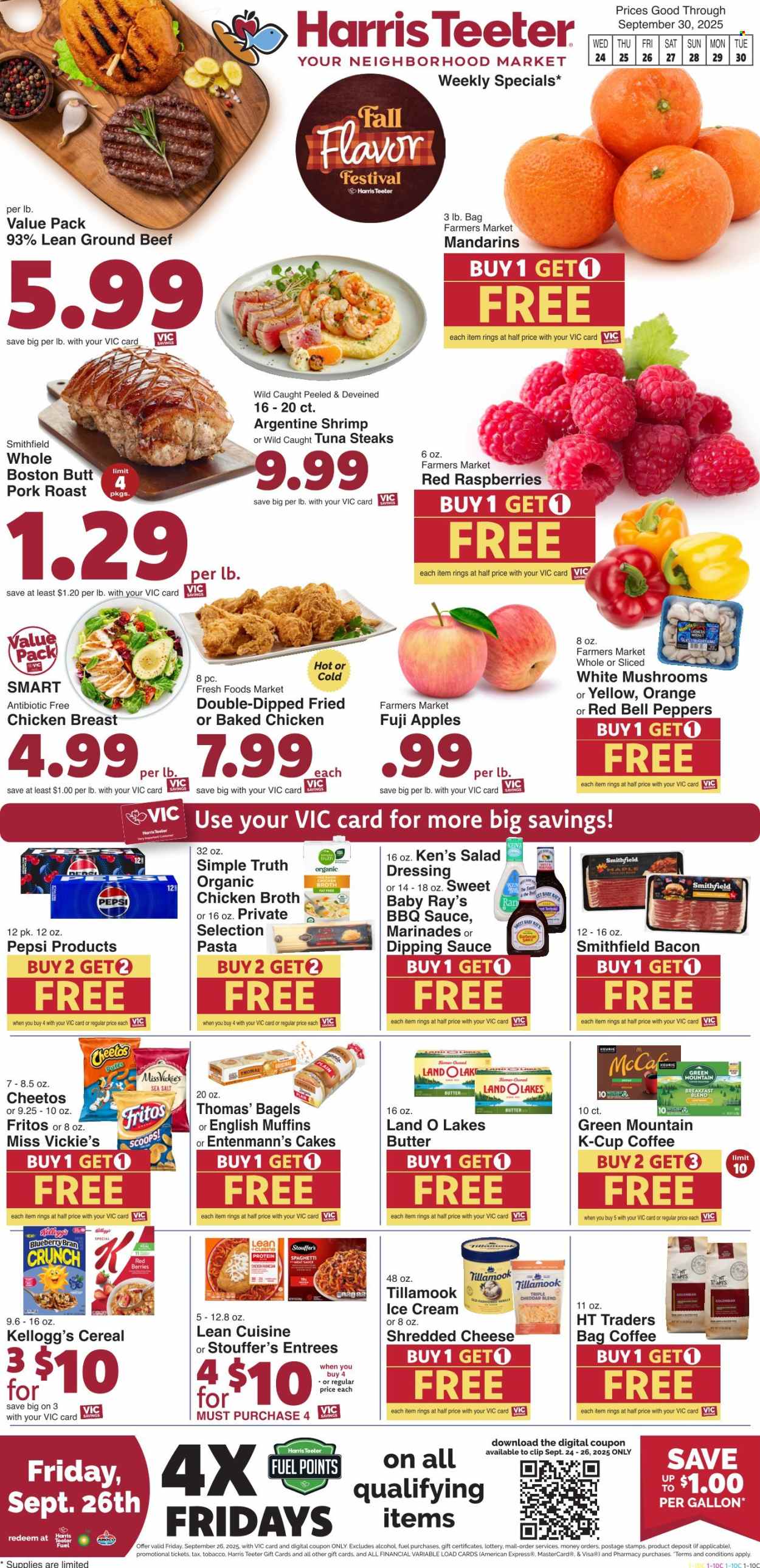 Harris Teeter ad - 09/24/2025 - 09/30/2025. Page 1