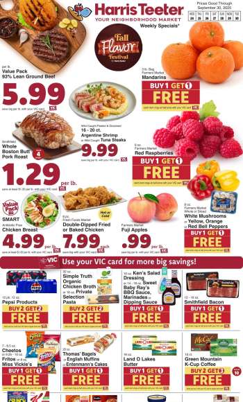 Harris Teeter Flyer - 09/24/2025 - 09/30/2025.