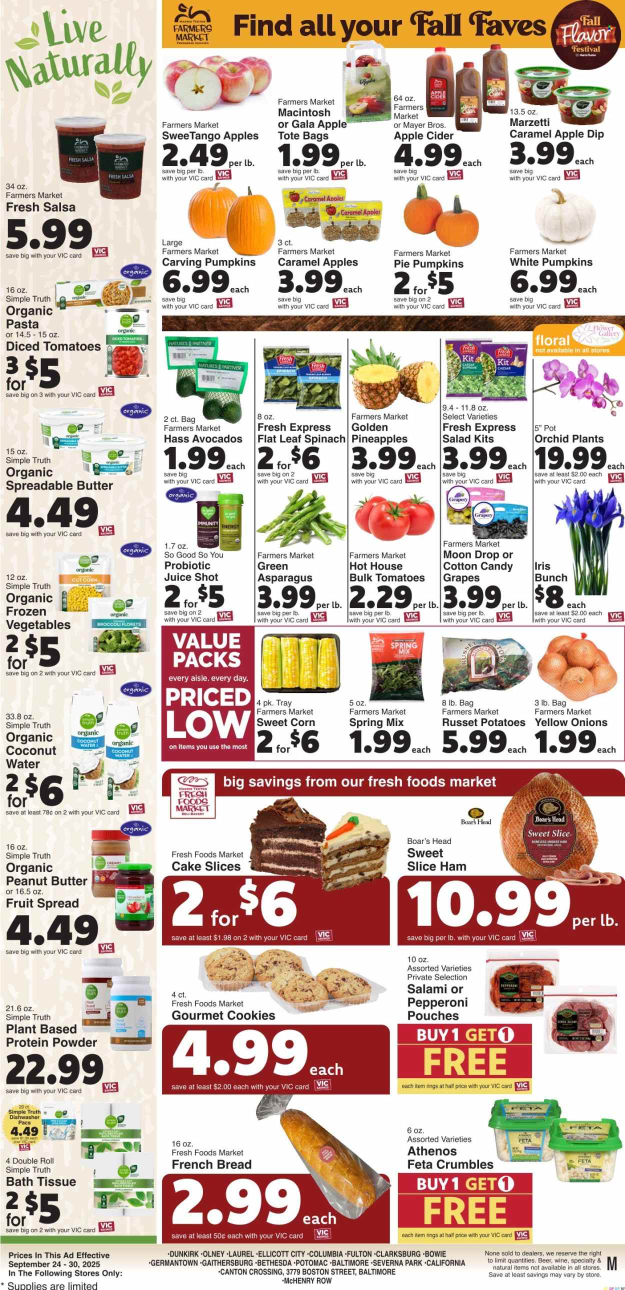 Harris Teeter ad - 09/24/2025 - 09/30/2025. Page 9