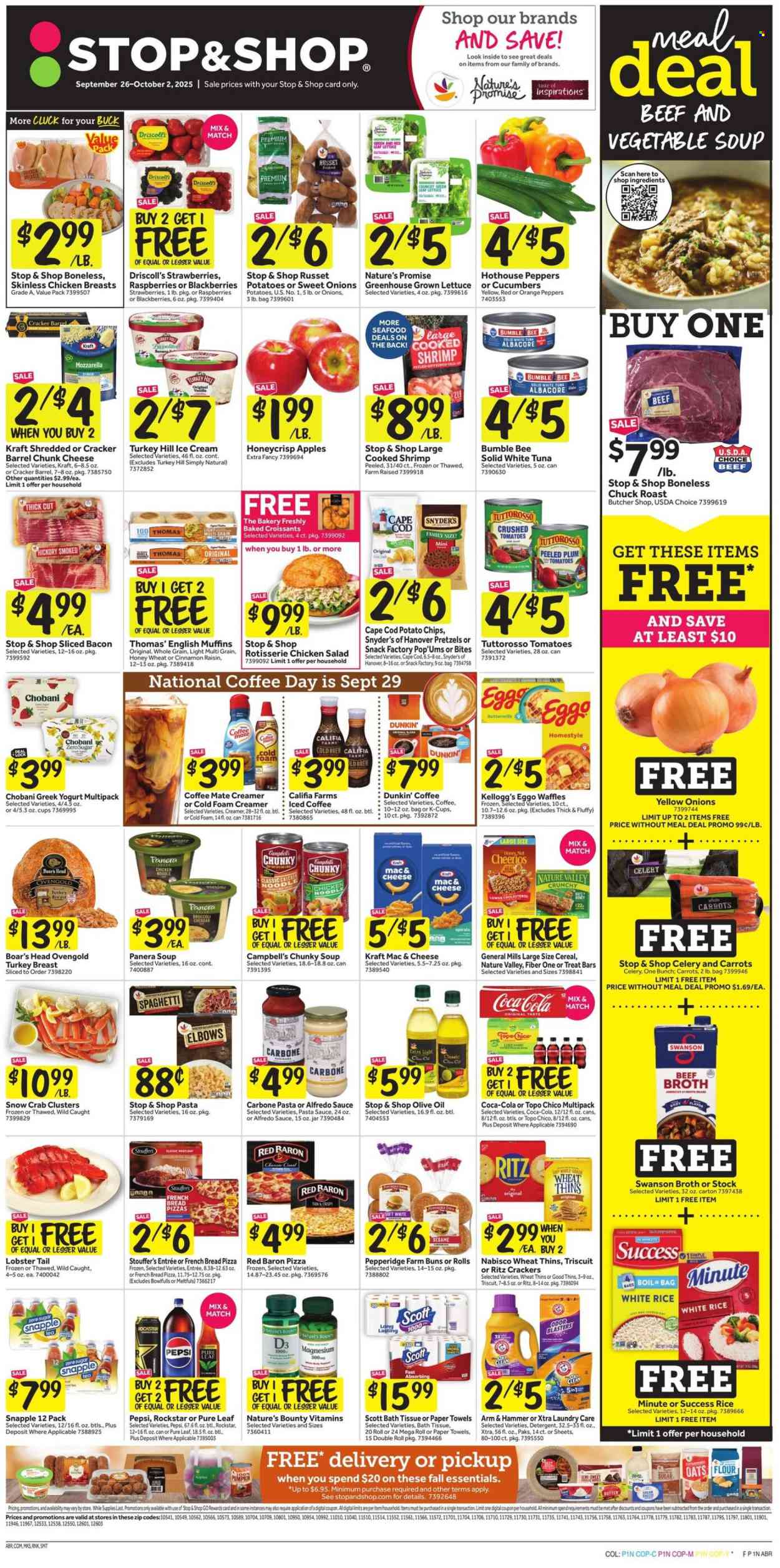 Stop & Shop ad - 09/26/2025 - 10/02/2025. Page 1